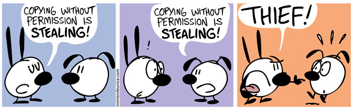 Copying without permission is stealing